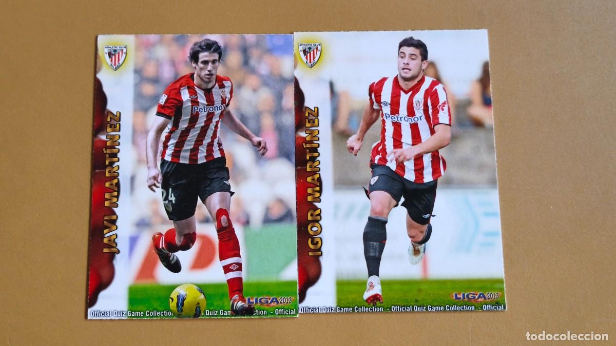 Cartes &agrave; collectionner de Football: igor martinez javi martinez, liga 2013 mundicromo, numero 254