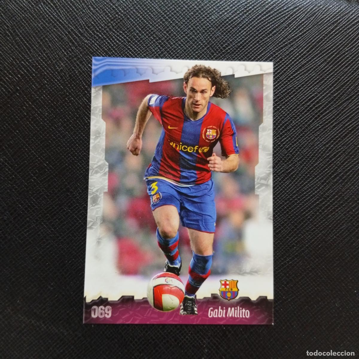 Cromos de f&uacute;tbol: 69 GABI MILITO BARCELONA MUNDICROMO QUIZ GAME 2008 2009 FUTBOL 08 09 - A211 PG9