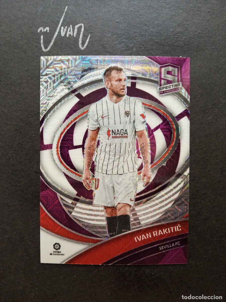Cartes &agrave; collectionner de Football: N&ordm; 267 PURPLE MOJO RAKITIC SEVILLA CROACIA ⚽ PANINI &reg; CHRONICLES SPECTRA LIGA 2021 2022 21 22 NUEVO