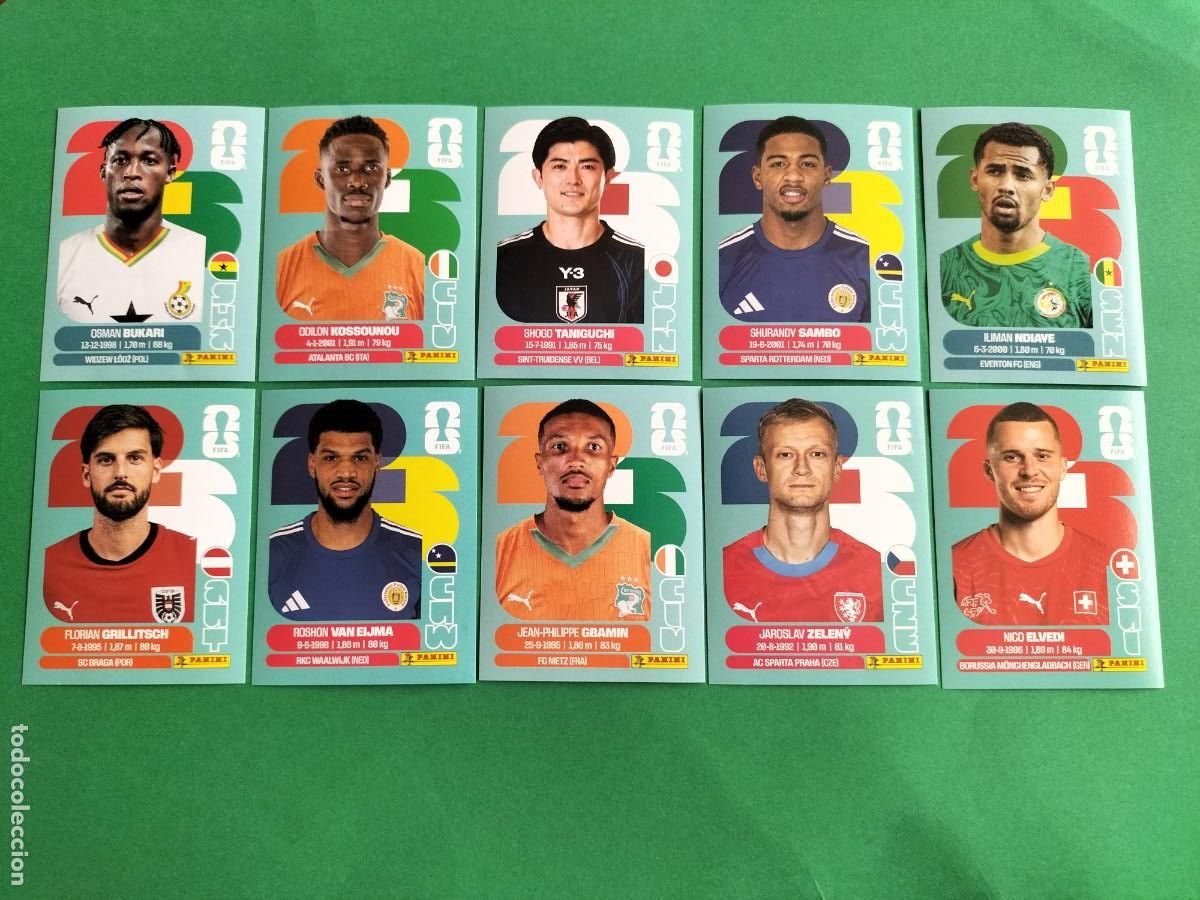 Figurine di Calcio: (PANINI)FIFA WORLD CUP 2026) LOTE DE 10 CROMOS ORIGINALES SIN PEGAR