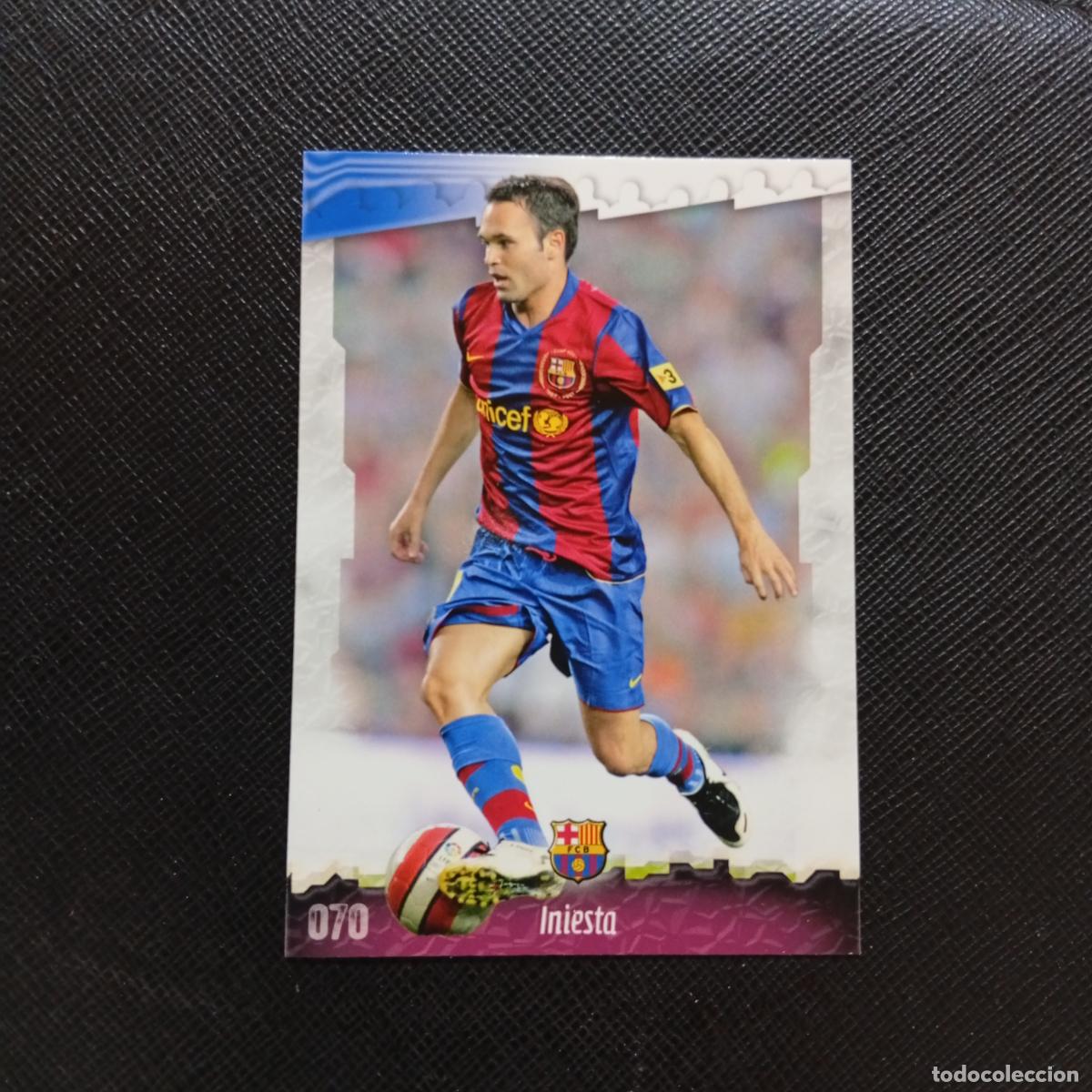 Cromos de f&uacute;tbol: 70 INIESTA BARCELONA MUNDICROMO QUIZ GAME 2008 2009 FUTBOL 08 09 - A211 PG10