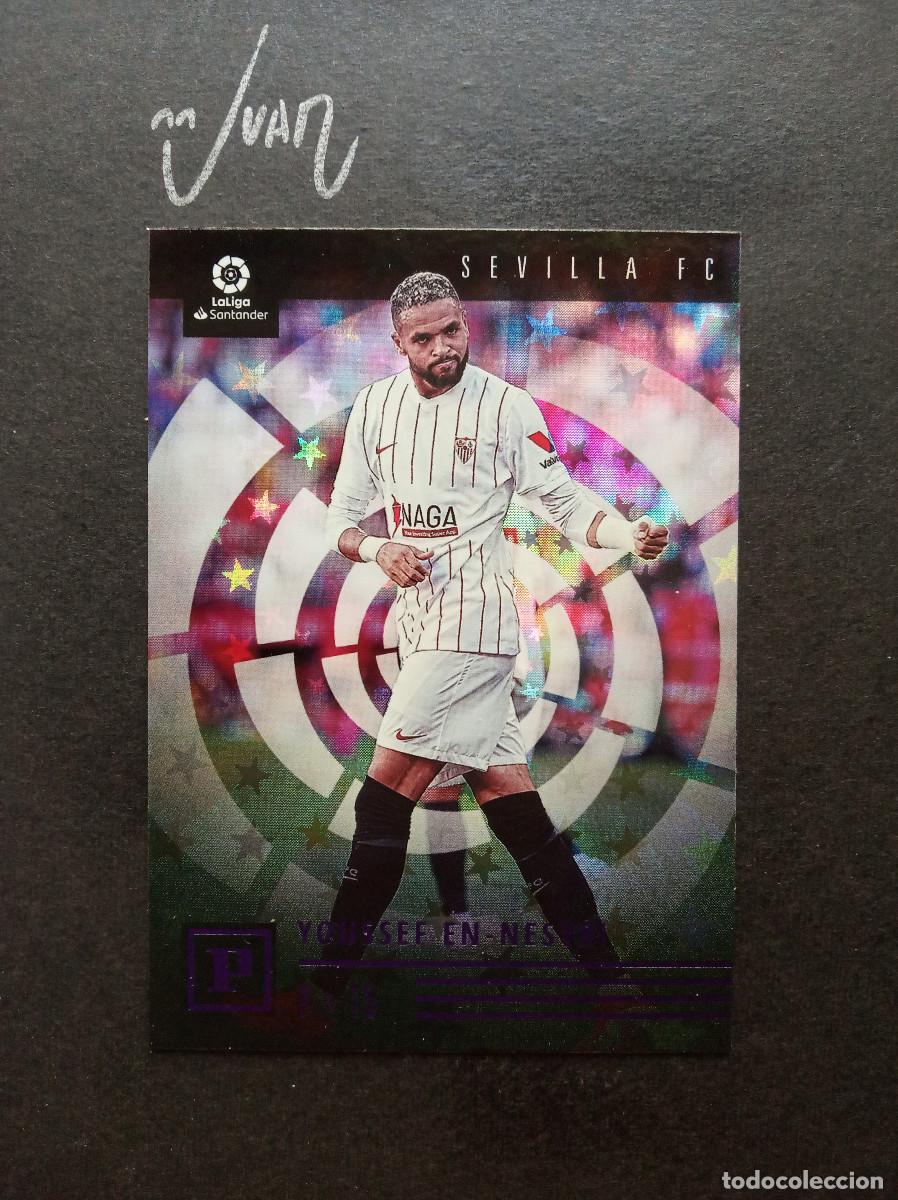 Cartes &agrave; collectionner de Football: N&ordm; 38 PURPLE ASTRO EN-NESYRI SEVILLA MARRUECOS ⚽ PANINI &reg; CHRONICLES LIGA 2021 2022 21 22 NUEVO