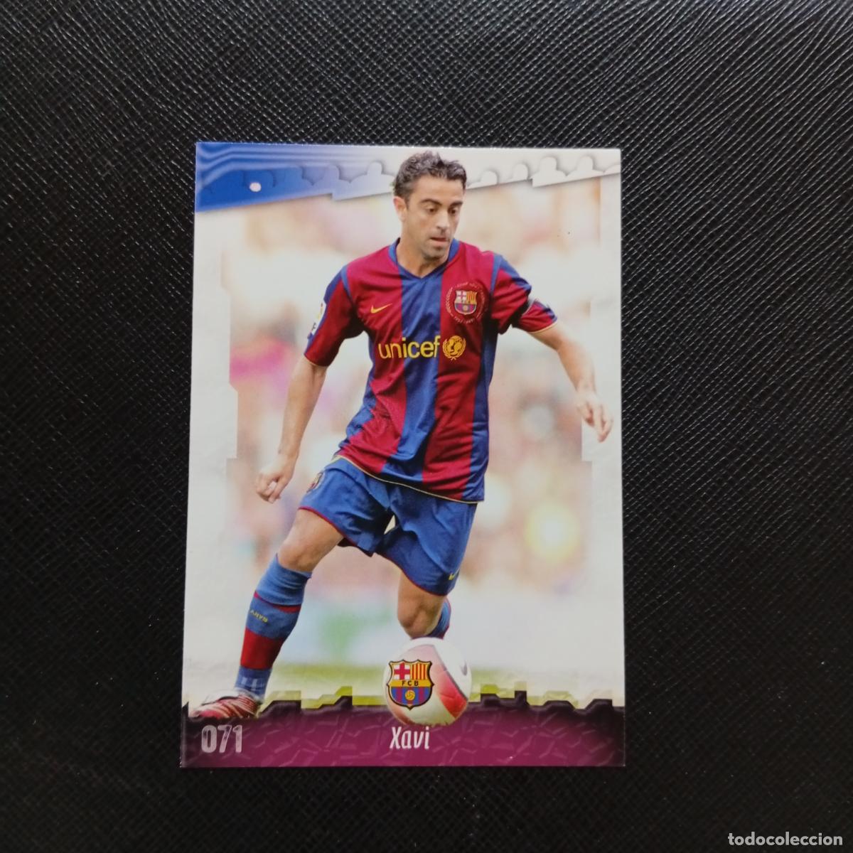 Cromos de f&uacute;tbol: 71 XAVI BARCELONA MUNDICROMO QUIZ GAME 2008 2009 FUTBOL 08 09 - A211 PG10