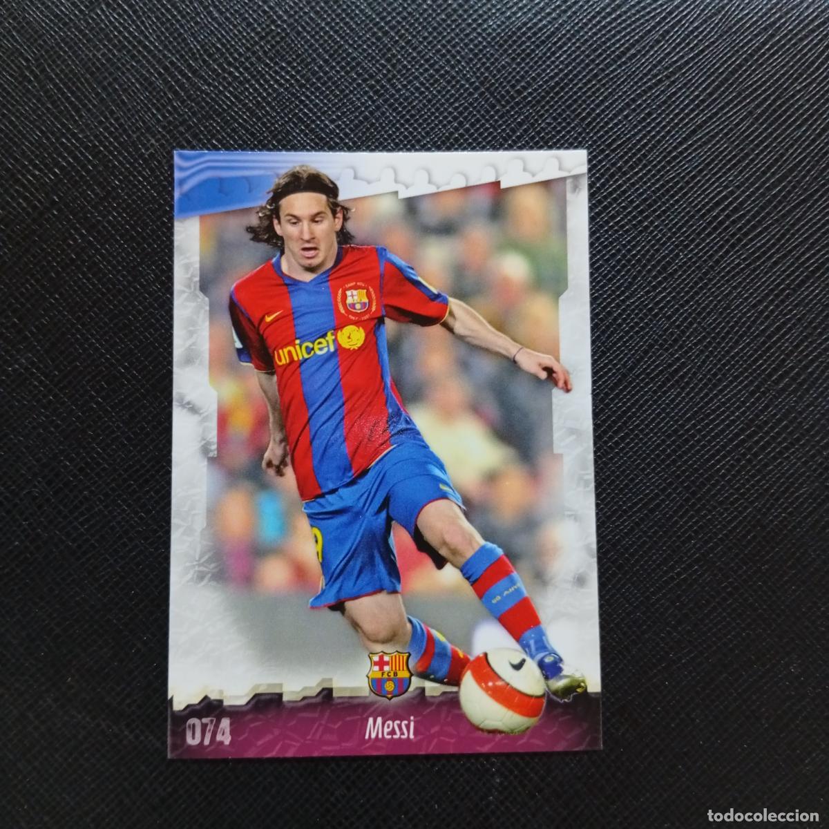Cromos de f&uacute;tbol: 74 MESSI BARCELONA MUNDICROMO QUIZ GAME 2008 2009 FUTBOL 08 09 - A32 PG50