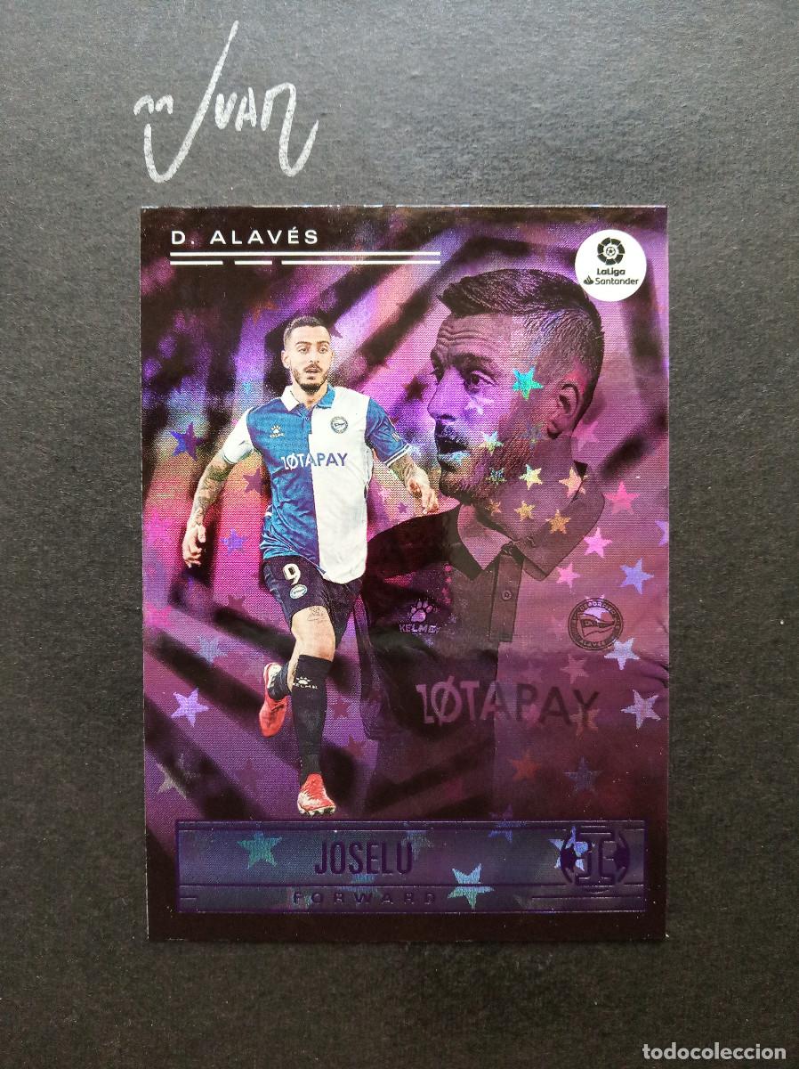Cartes &agrave; collectionner de Football: N&ordm; 178 PURPLE ASTRO JOSELU DEPORTIVO ALAVES ⚽ PANINI &reg; CHRONICLES ILLUSIONS LIGA 2021 2022 21 22