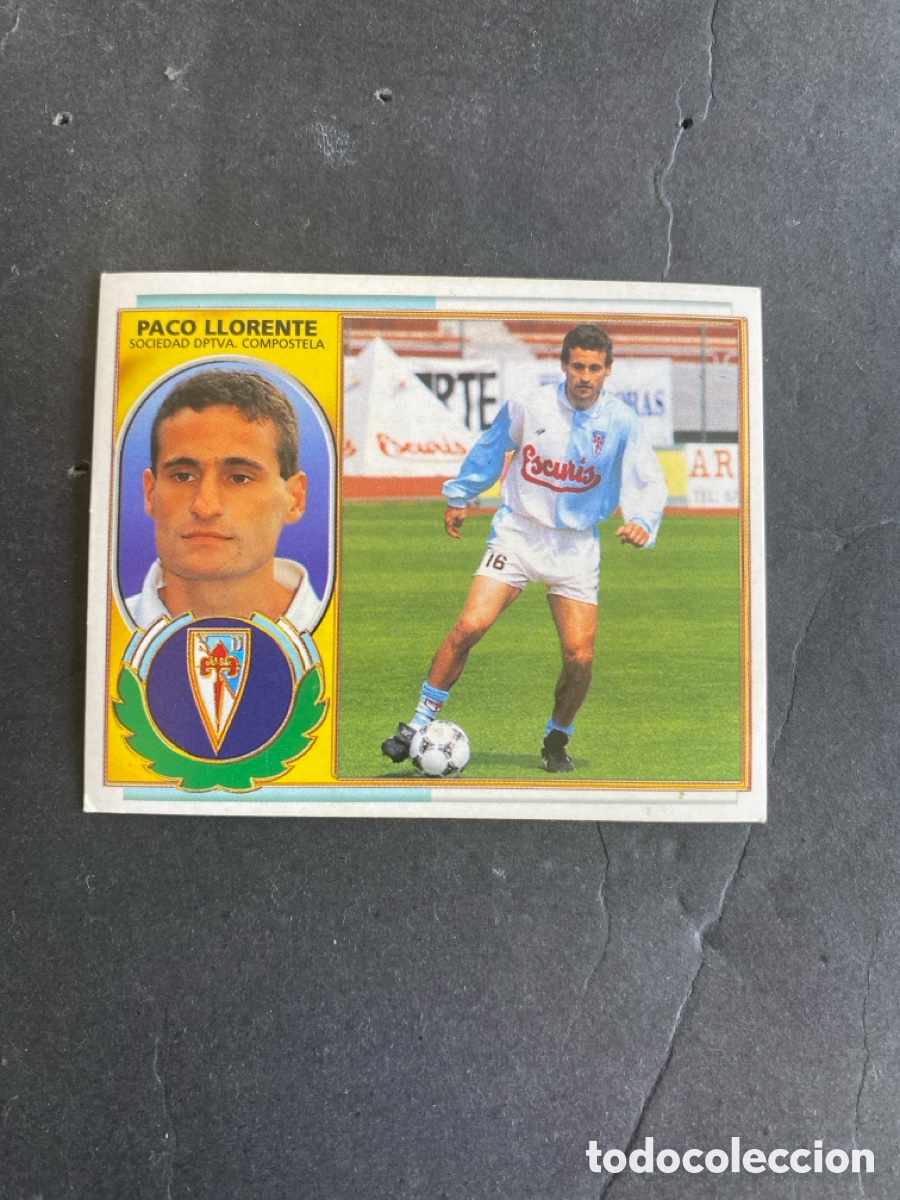 Cromos de f&uacute;tbol: Cromo liga 96/97 SD Compostela nunca pegado