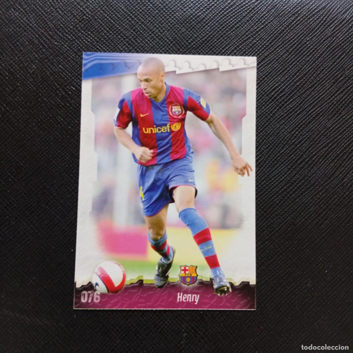 Cromos de f&uacute;tbol: 76 HENRY BARCELONA MUNDICROMO QUIZ GAME 2008 2009 FUTBOL 08 09 - A211 PG9