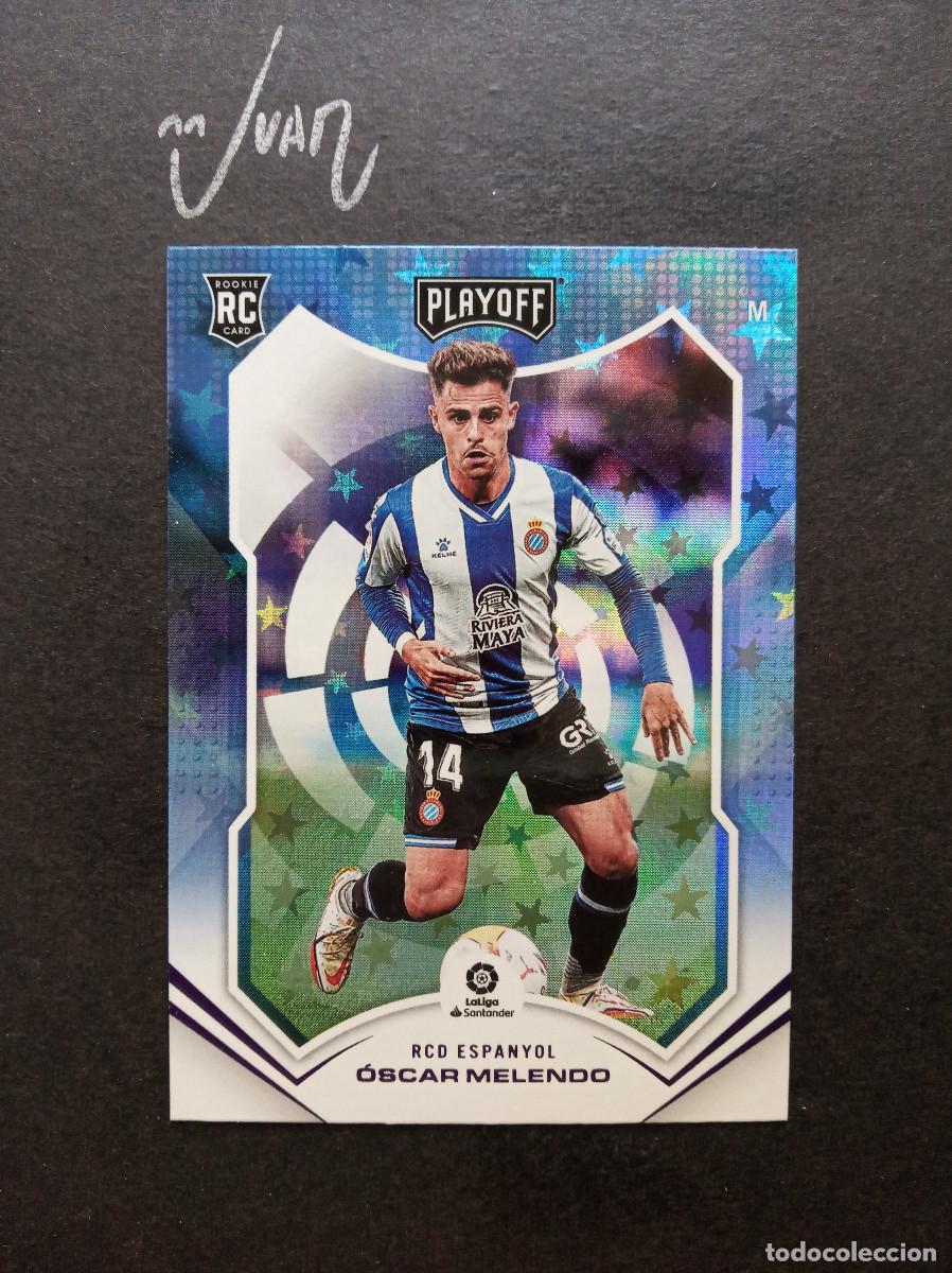 Cartes &agrave; collectionner de Football: N&ordm; 76 PURPLE ASTRO ROOKIE MELENDO RCD ESPANYOL ⚽ PANINI &reg; CHRONICLES PLAYOFF LIGA 2021 2022 21 22