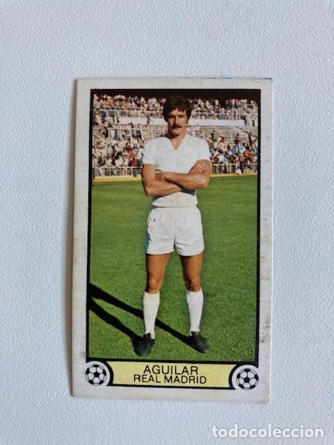 Cartes &agrave; collectionner de Football: AGUILAR REAL MADRID 79-80 ESTE RECUPERADO