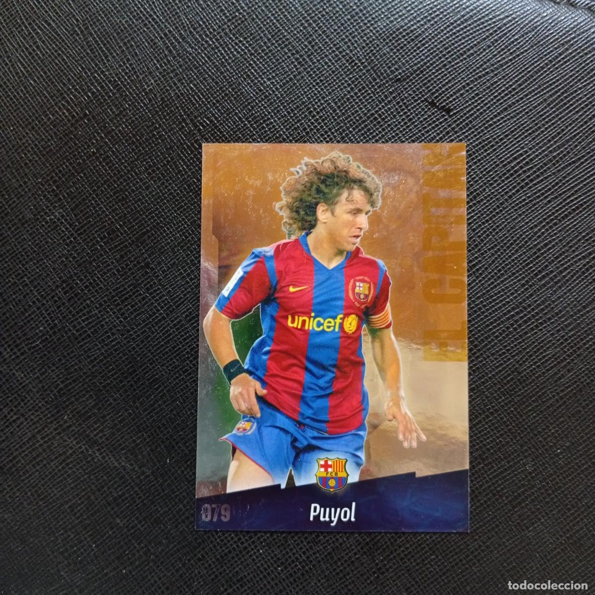 Cromos de f&uacute;tbol: 79 PUYOL BARCELONA MUNDICROMO QUIZ GAME 2008 2009 FUTBOL 08 09 - A211 PG9 PUNTAS CUADRADAS