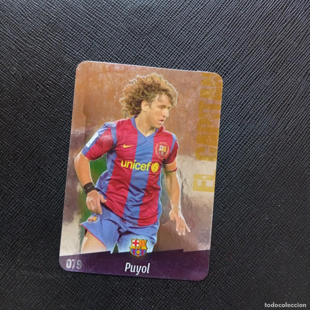 Cromos de f&uacute;tbol: 79 PUYOL BARCELONA MUNDICROMO QUIZ GAME 2008 2009 FUTBOL 08 09 - A32 PG49 PUNTAS REDONDAS