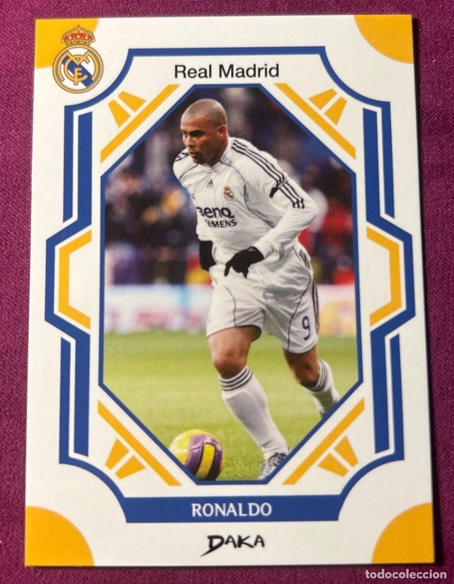 Cromos de f&uacute;tbol: Cromo Ronaldo Nazario Real Madrid C.F. Daka Top Audience 2025-2026