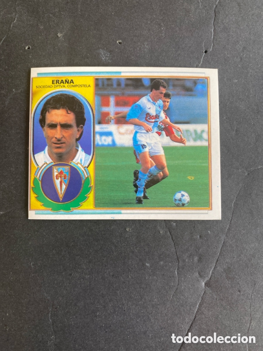 Cromos de f&uacute;tbol: Cromo liga 96/97 SD Compostela nunca pegado