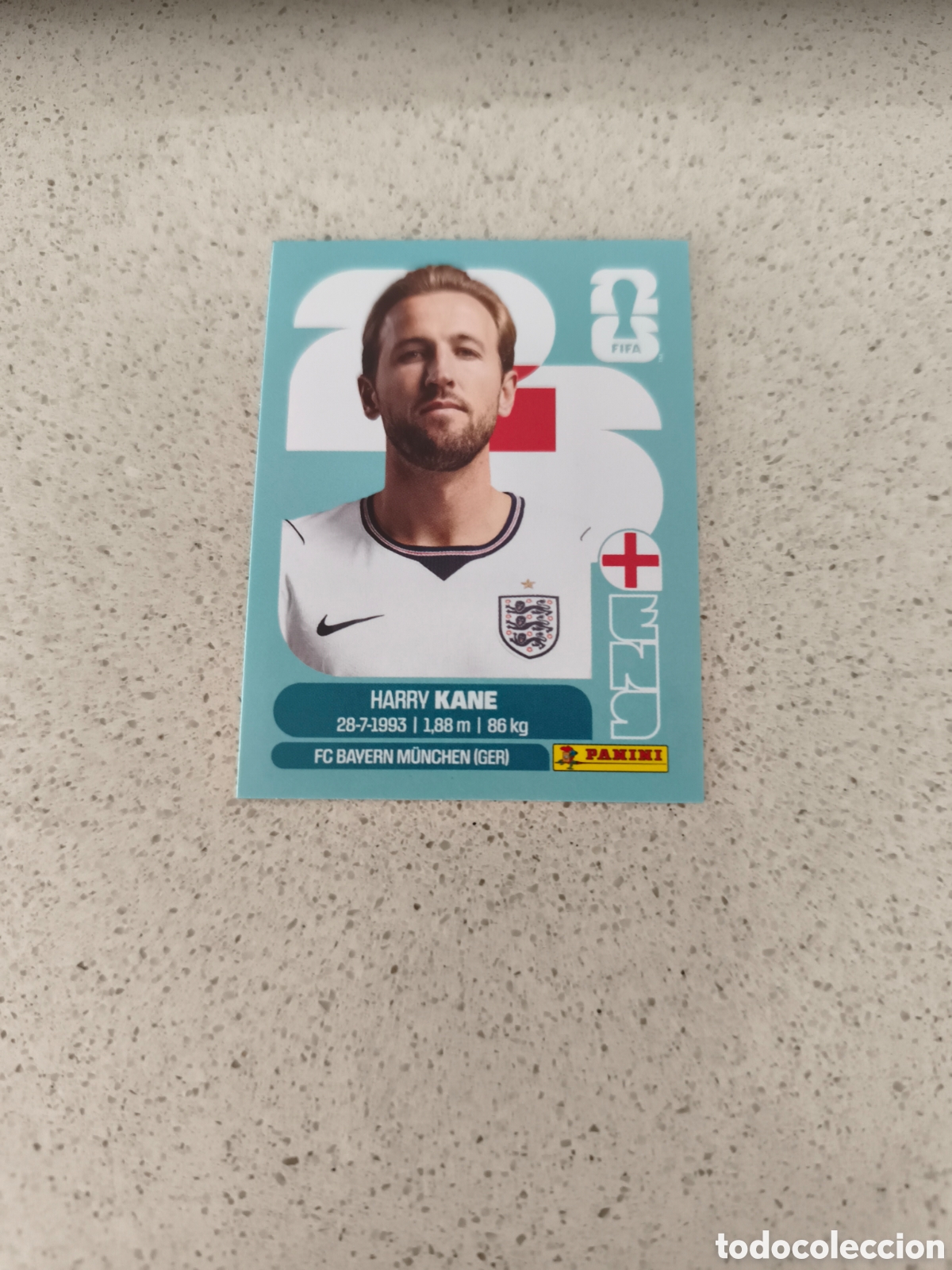 Cromos de f&uacute;tbol: CROMO N&Uacute;MERO 18 KANE INGLATERRA. MUNDIAL 2026. PANINI.