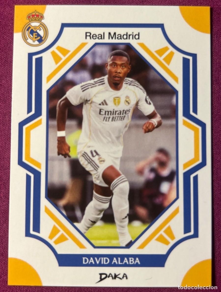 Cromos de f&uacute;tbol: Cromo David Alaba Real Madrid C.F. Daka Top Audience 2025-2026