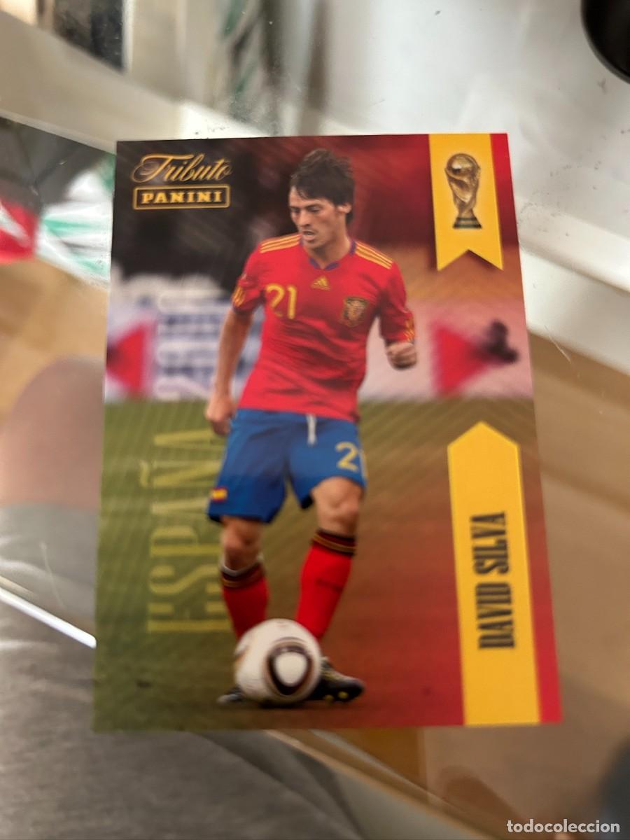 Cromos de f&uacute;tbol: DAVID SILVA TRIBUTO A LA SELECCION NUEVO
