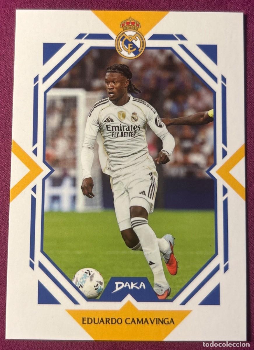 Cromos de f&uacute;tbol: Cromo Camavinga Real Madrid C.F. Daka Top Audience 2025-2026