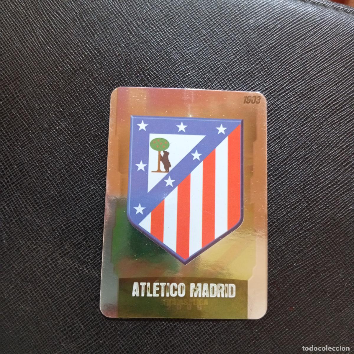 Cromos de f&uacute;tbol: 82 ESCUDO AT MADRID MUNDICROMO QUIZ GAME 2008 2009 FUTBOL 08 09 - A211 PG43 PUNTAS REDONDAS