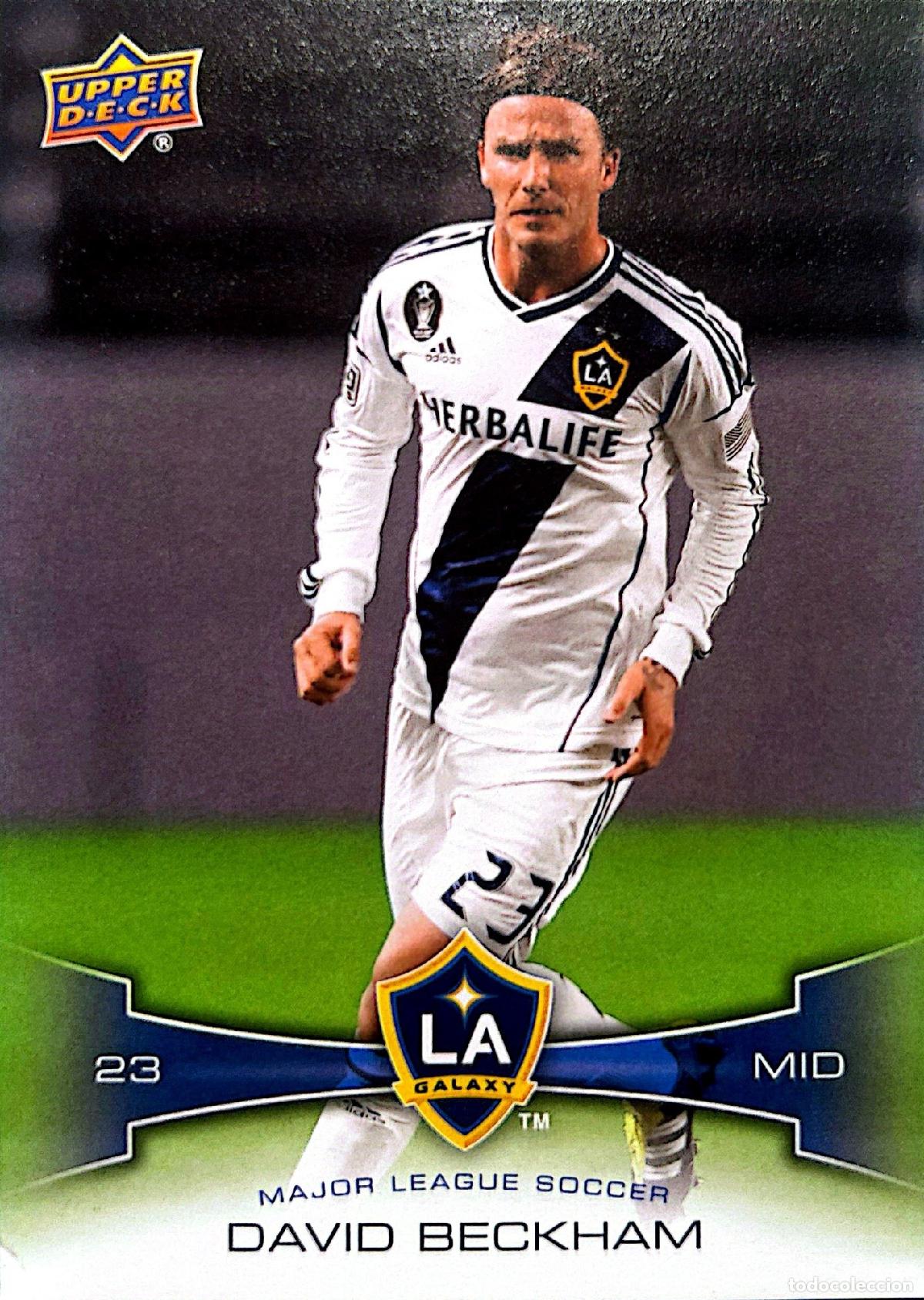 Cromos de f&uacute;tbol: Cromo David Beckham Los &Aacute;ngeles Galaxy Upper Deck MLS Soccer 2011-2012