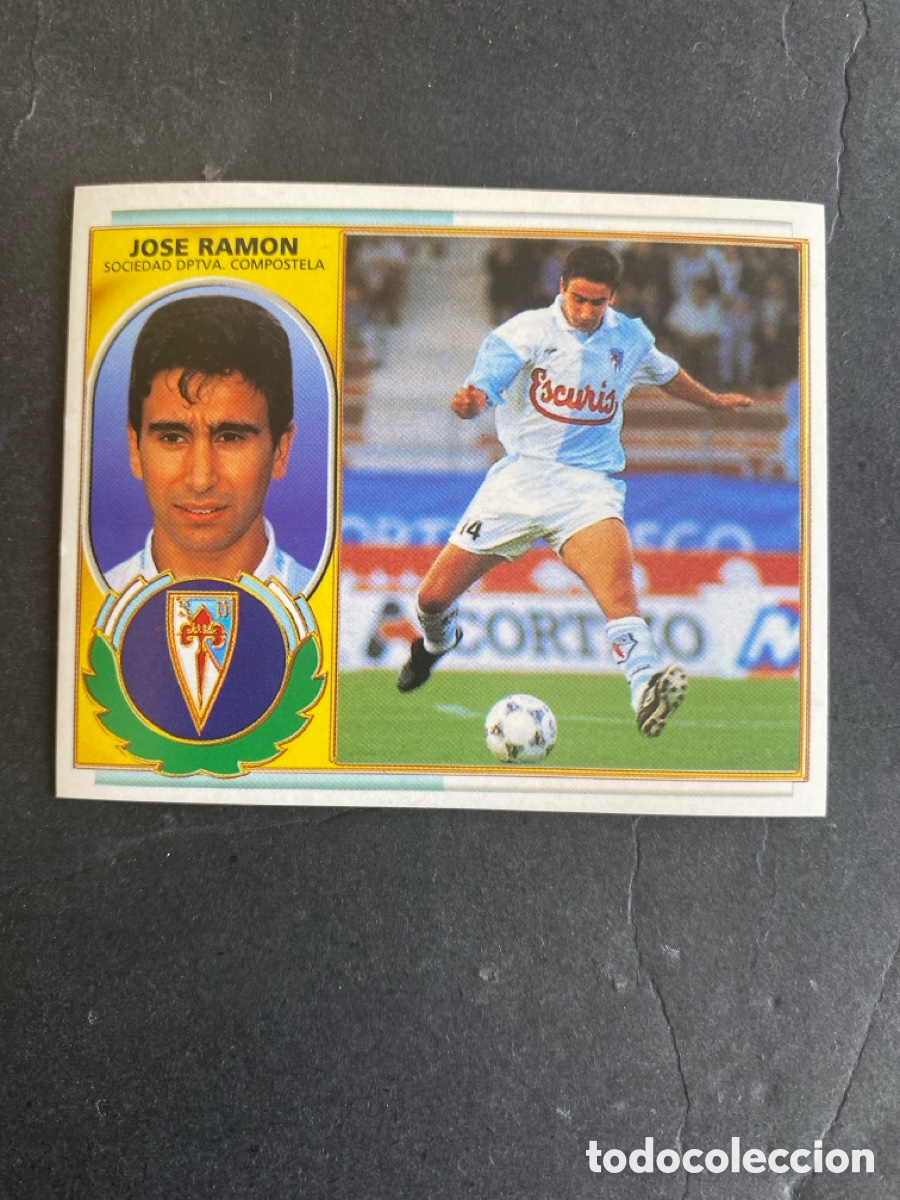 Cromos de f&uacute;tbol: Cromo liga 96/97 SD Compostela nunca pegado