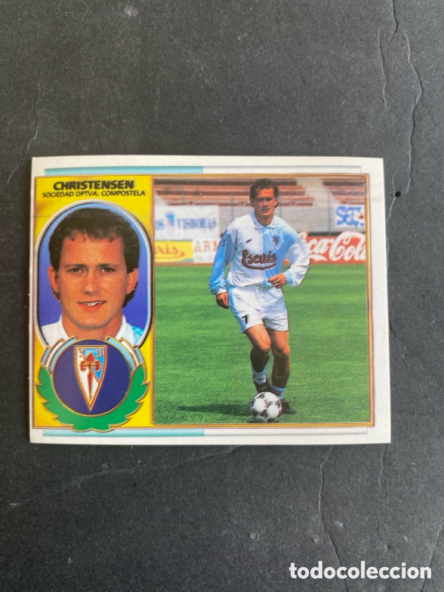 Cromos de f&uacute;tbol: Cromo liga 96/97 SD Compostela nunca pegado