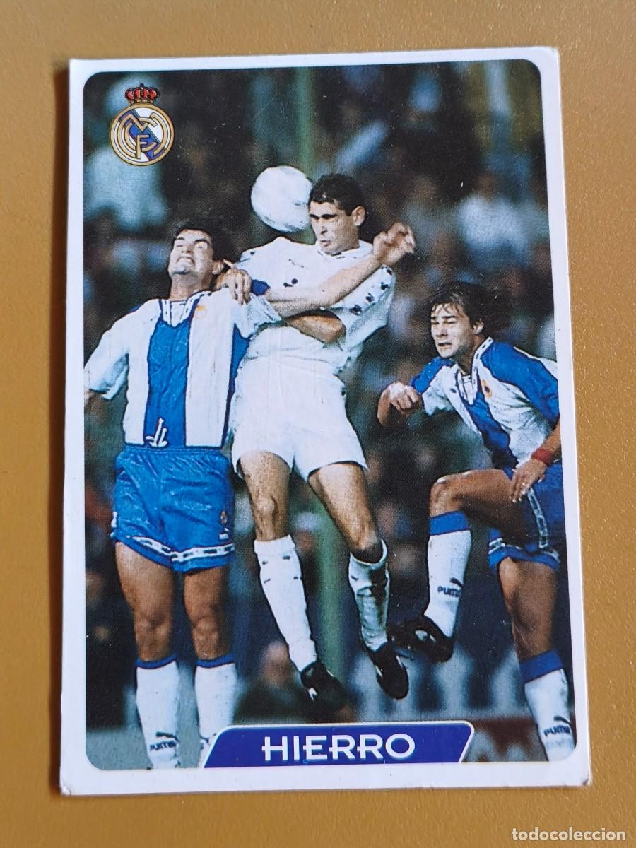 Cartes &agrave; collectionner de Football: hierro, liga 95 96 mundicromo