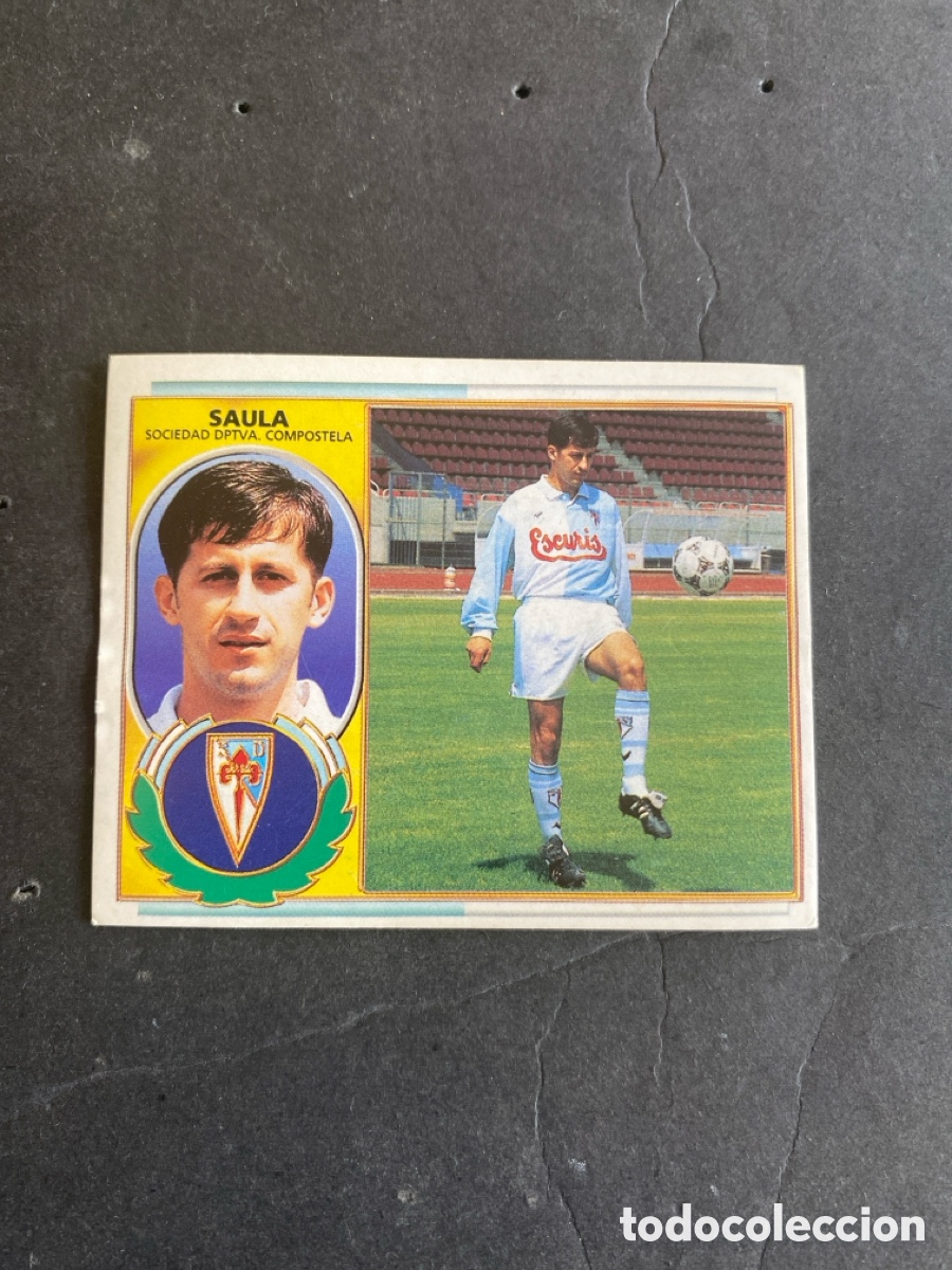 Cromos de f&uacute;tbol: Cromo liga 96/97 SD Compostela nunca pegado