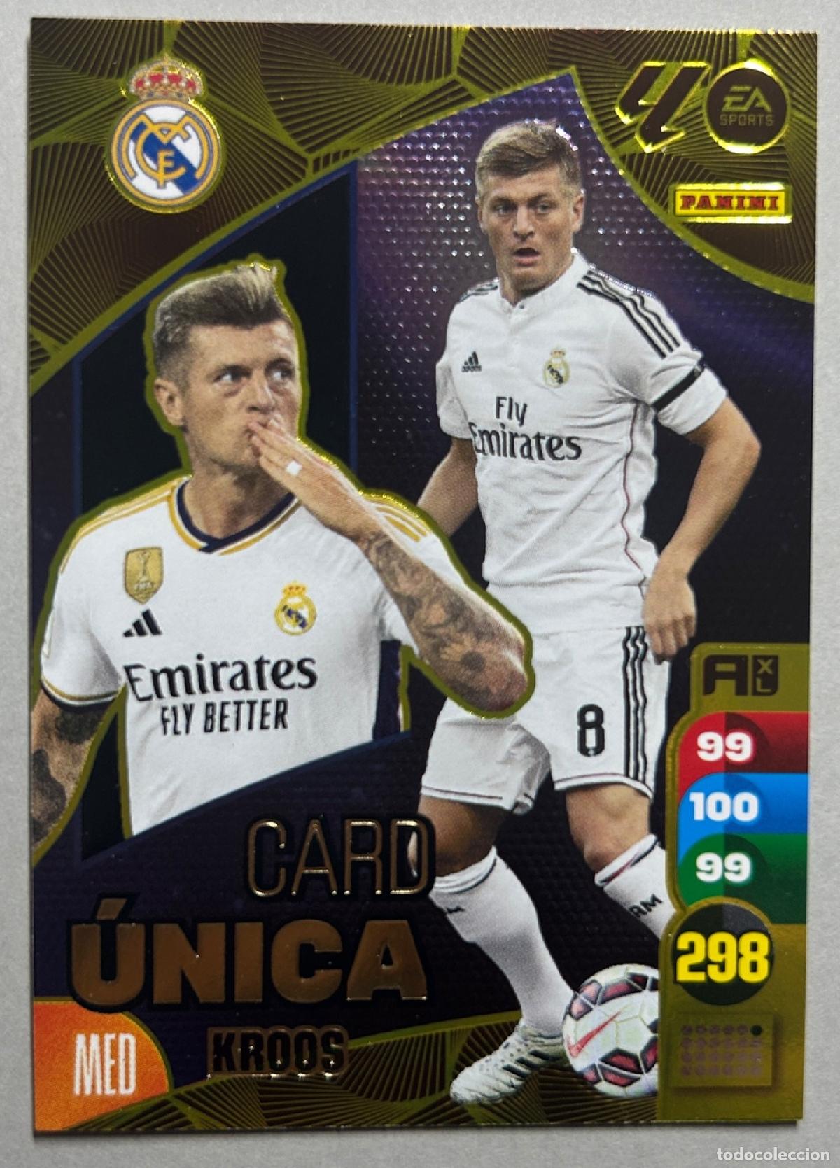 Cromos de f&uacute;tbol: Cromo Toni Kroos Real Madrid C.F. Panini Adrenalyn XL Liga 2024-2025