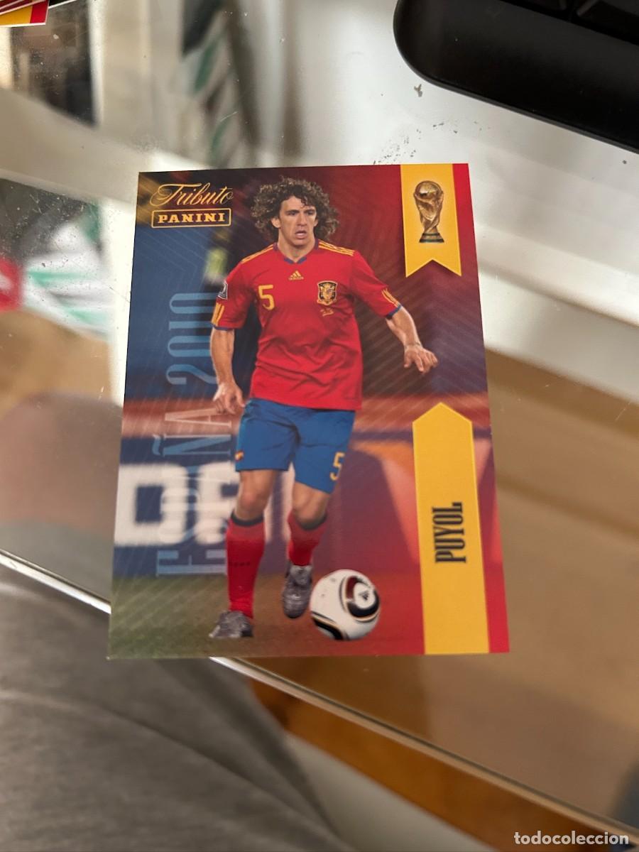 Cromos de f&uacute;tbol: PUYOL TRIBUTO A LA SELECCION ESPA&Ntilde;OLA MUEVO 2010