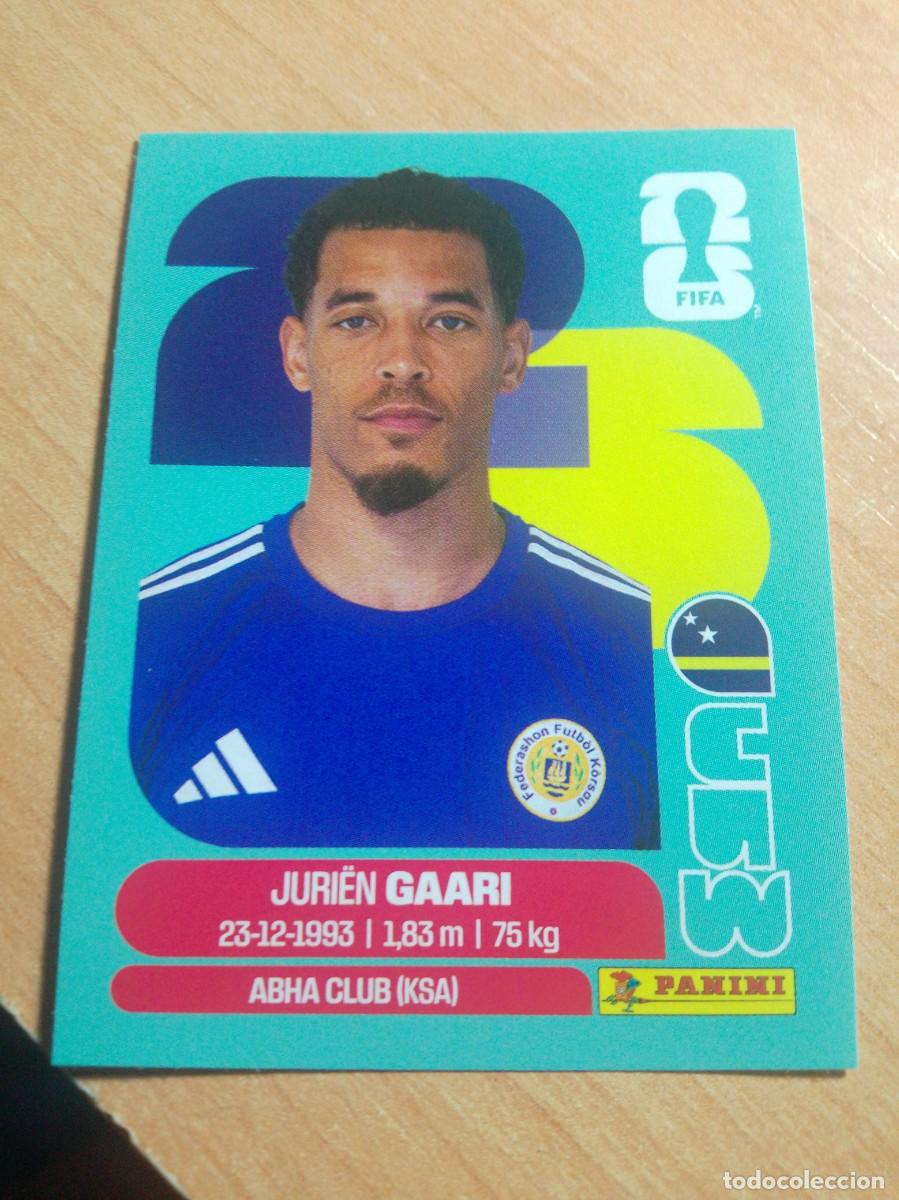 Fu&szlig;ball-Sticker: CUV 5 JURI&Euml;N GAARI CURA&Ccedil;AO MUNDIAL FIFA WORLD CUP 2026 26 PANINI STICKERS NUEVO
