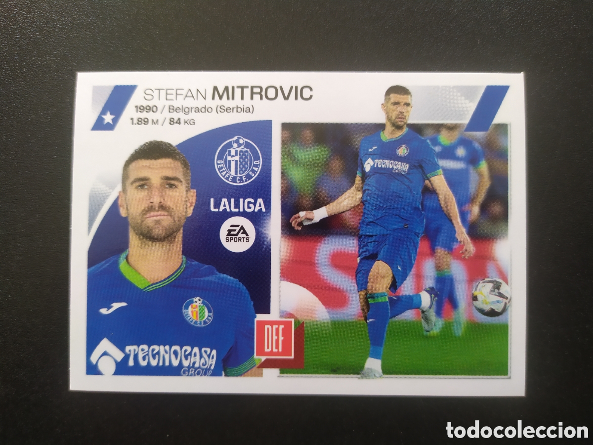 Cromos de f&uacute;tbol: Liga este 2023 2024 23 24 panini Mitrovic n&deg; 9 Getafe