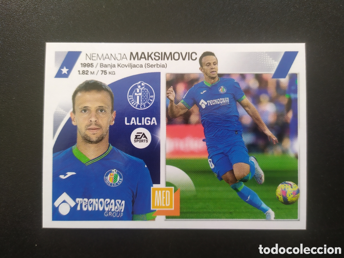 Cromos de f&uacute;tbol: Liga este 2023 2024 23 24 panini Maksimovic n&deg; 11 Getafe