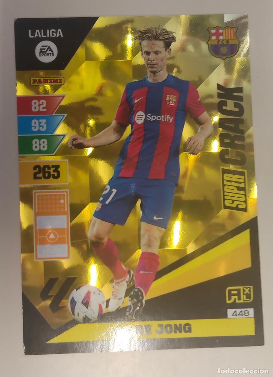 Cromos de f&uacute;tbol: 448 DE JONG SUPERCRACK - ADRENALYN XL 23 24