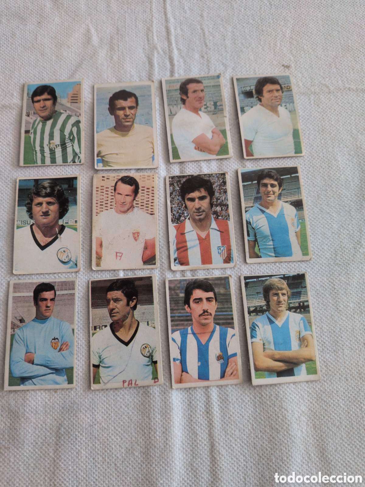 Cromos de f&uacute;tbol: campeonatos nacionales futbol 1976 1977 ruiz romero lote 12 cromos diferentes