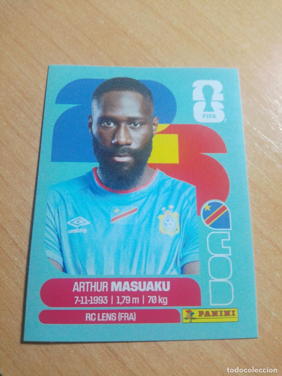 Cromos de f&uacute;tbol: COD 5 ARTHUR MASUAKU REPUBLICA CONGO MUNDIAL FIFA WORLD CUP 2026 26 PANINI STICKERS NUEVO
