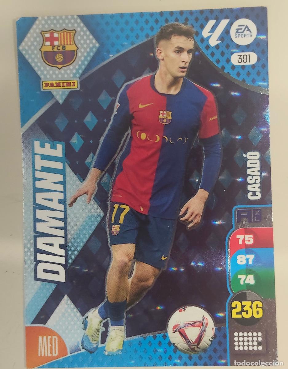 Cromos de f&uacute;tbol: 391 Marc Casad&oacute;, FC Barcelona, Diamante, Panini Adrenalyn XL 2024 2025 24 25