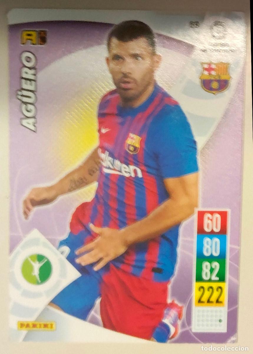 Cromos de f&uacute;tbol: ADRENALYN XL 2021-2022 AGUERO 69 LIGA 21/22 FC.BARCELONA NUEVO DE SOBRE