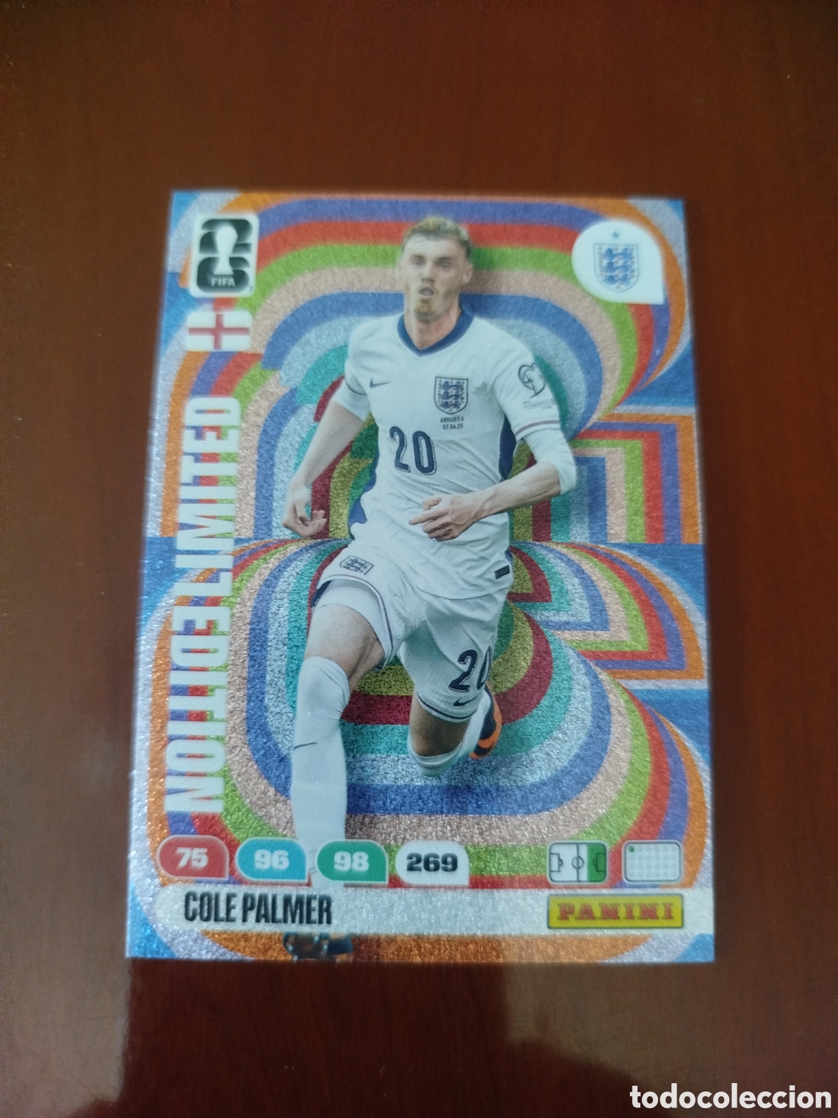 Cromos de f&uacute;tbol: FIFA WORLD CUP 2026.COLE PALMER (EDICI&Oacute;N LIMITADA).
