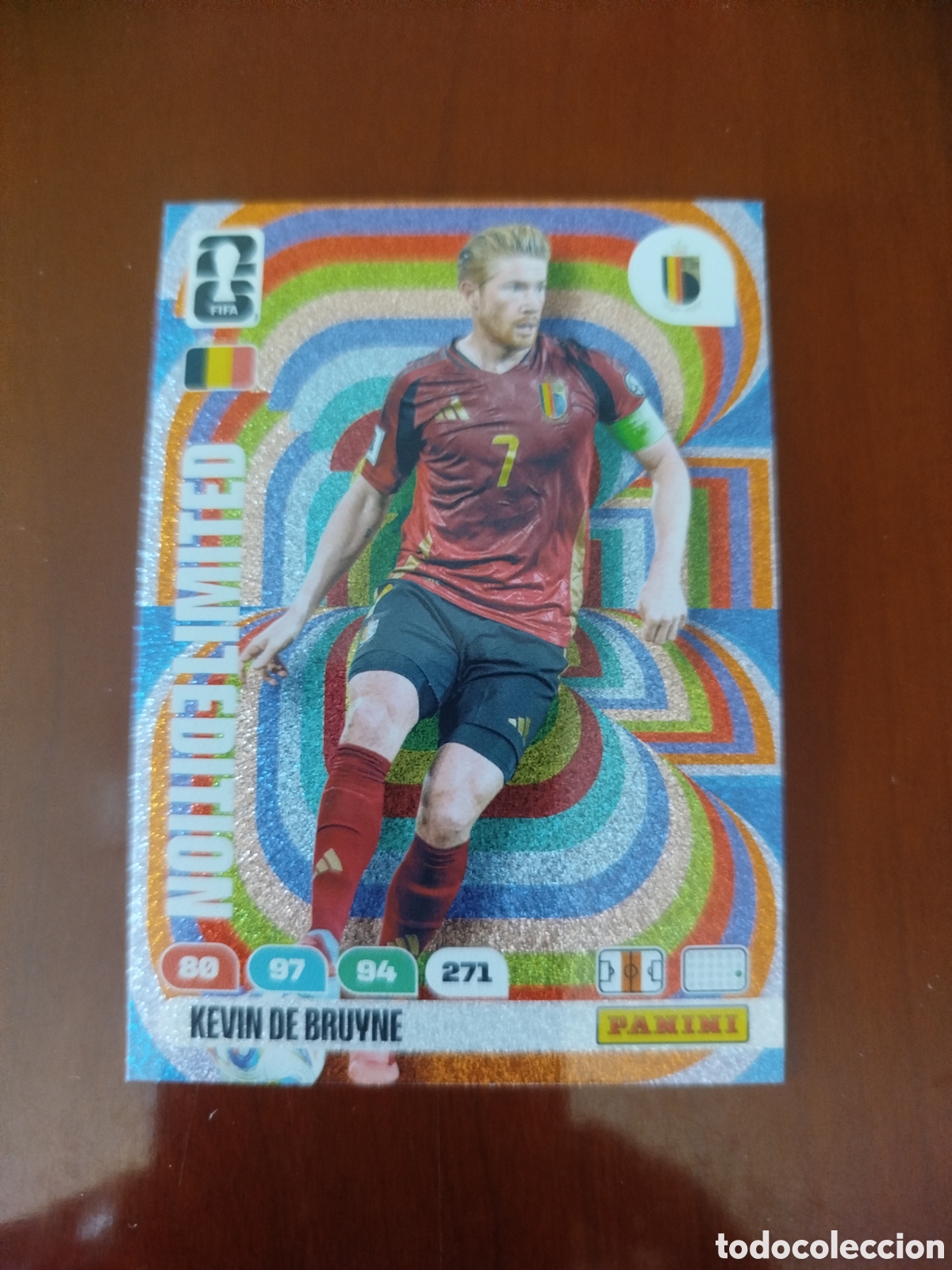 Cromos de f&uacute;tbol: FIFA WORLD CUP 2026. KEVIN DE BRUYNE (EDICI&Oacute;N LIMITADA).