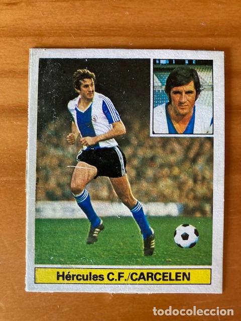 Fu&szlig;ball-Sticker: CARCELEN HERCULES BAJA 81-82 ESTE RECUPERADO DIFICIL