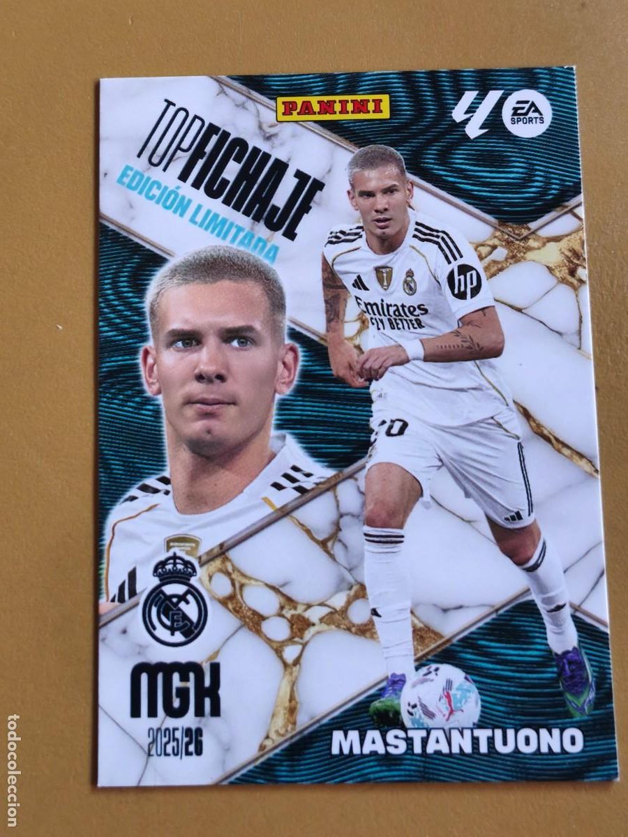 Fu&szlig;ball-Sticker: mastantuono, 2025 26 edicion limitada