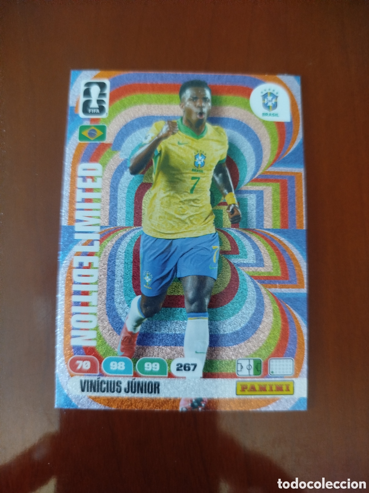 Cromos de f&uacute;tbol: FIFA WORLD CUP 2026. VIN&Iacute;CIUS J&Uacute;NIOR (EDICI&Oacute;N LIMITADA