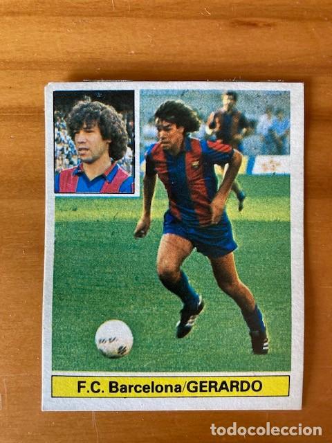 Fu&szlig;ball-Sticker: GERARDO FC BARCELONA 81-82 ESTE RECUPERADO