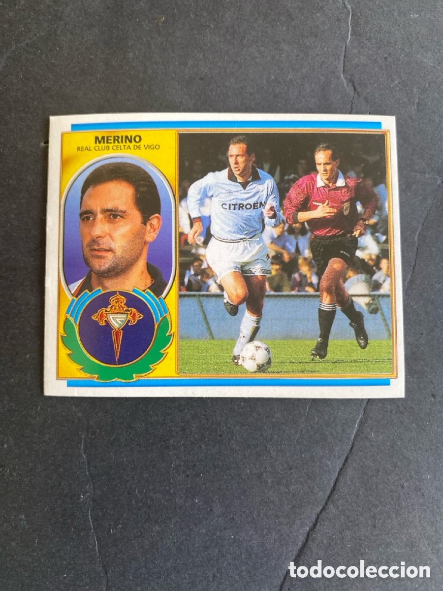 Cromos de f&uacute;tbol: Cromo liga 96/97 RC Celta de Vigo nunca pegado