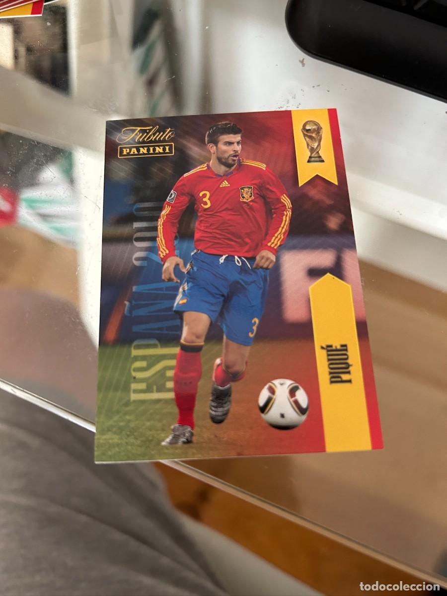 Cromos de f&uacute;tbol: PIQUE TRIBUTO A LA SELECCION 2010 NUEVO