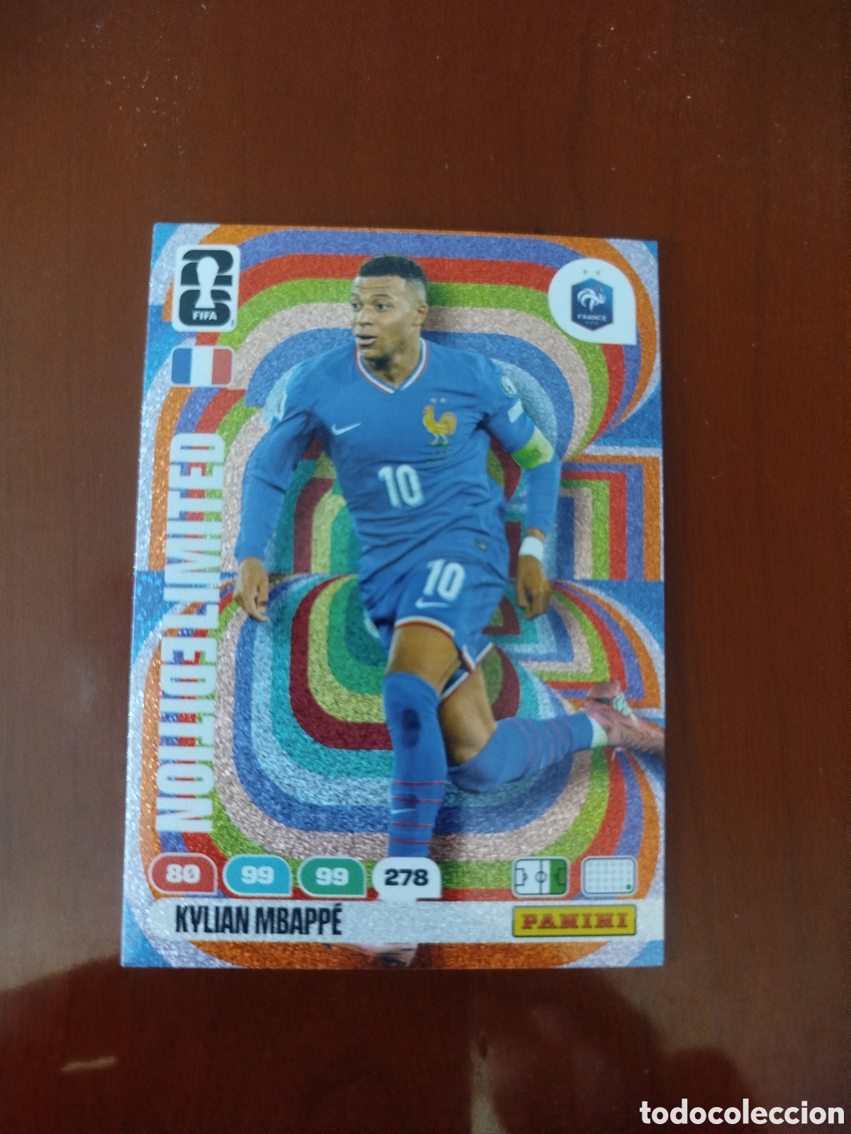 Cromos de f&uacute;tbol: FIFA WORLD CUP 2026. KYLIAN MBAPP&Eacute; (EDICI&Oacute;N LIMITADA).