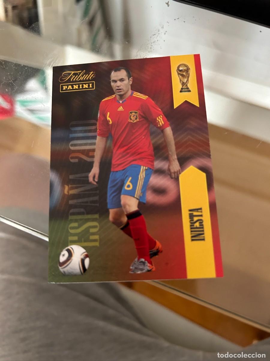 Cromos de f&uacute;tbol: INIESTA TRIBUTO A LA SELECCION NUEVO 2010