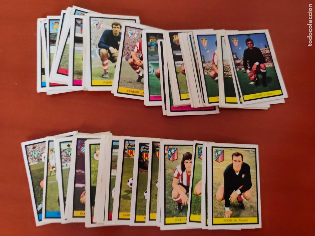 Cromos de f&uacute;tbol: Los 96 cromos campeonato de liga 1972 1973 sin pegar sin repetir