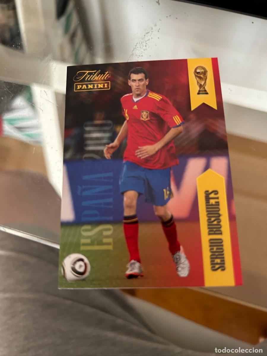 Cromos de f&uacute;tbol: SERGIO BUSQUET TRIBUTO A LA SELECCION NUEVO 2010