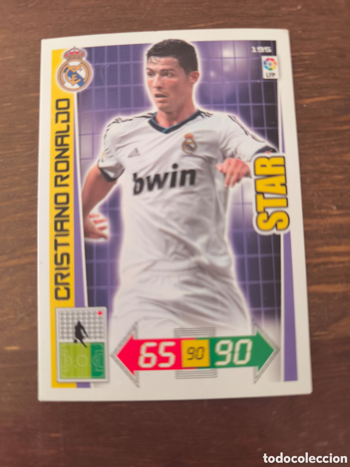 Cromos de f&uacute;tbol: Cristiano Ronaldo star 12/13